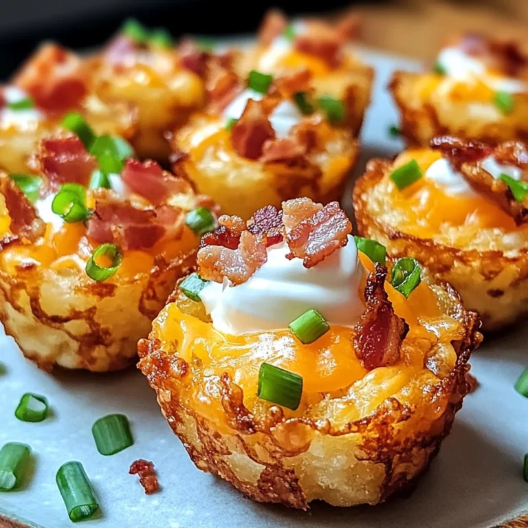 Tater Tot Appetizer Cups Recipe