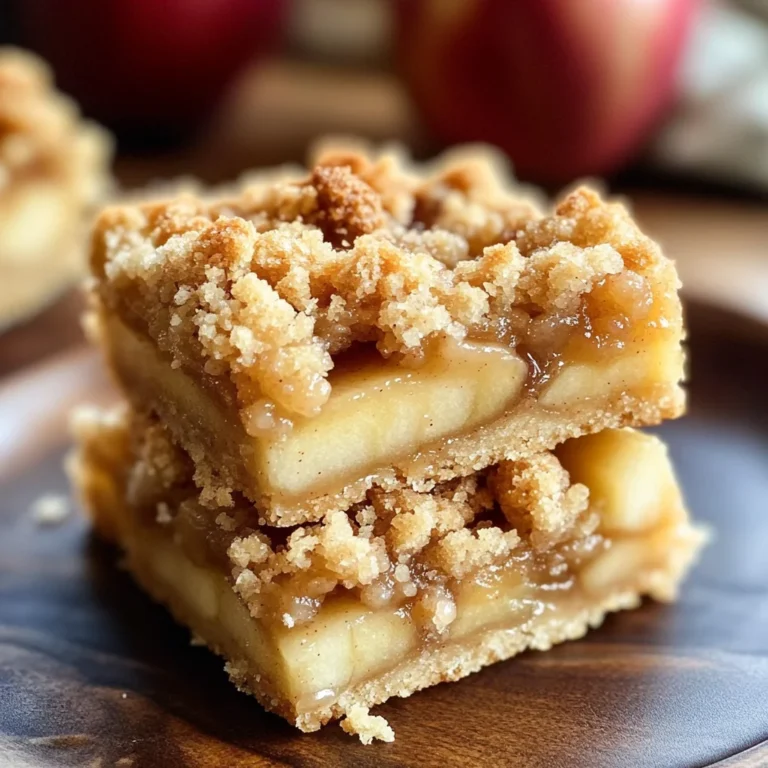 Apple Crisp Shortbread Bars