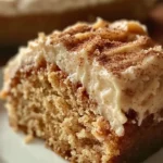 Applesauce Cake with Cinnamon Cream Cheese Frosting