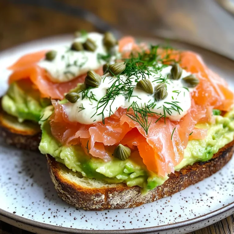 Avocado Toast with Smoked Salmon