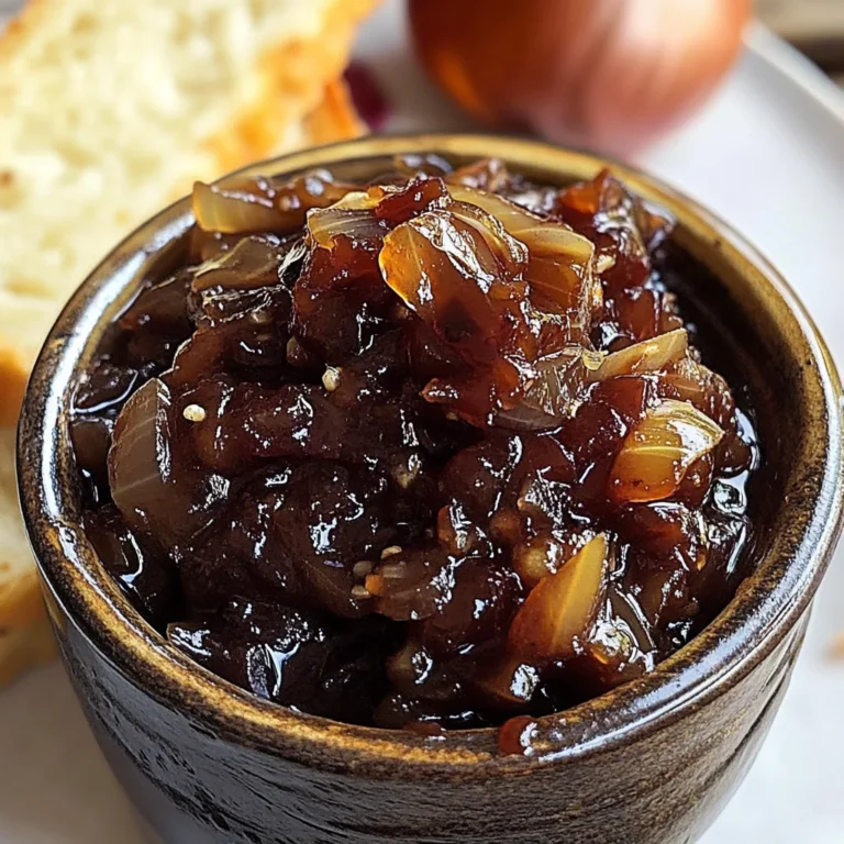 Caramelised onion chutney