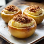 Cheesecake Stuffed Baked Apples