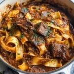Dutch Oven Short Rib Ragu with Pappardelle