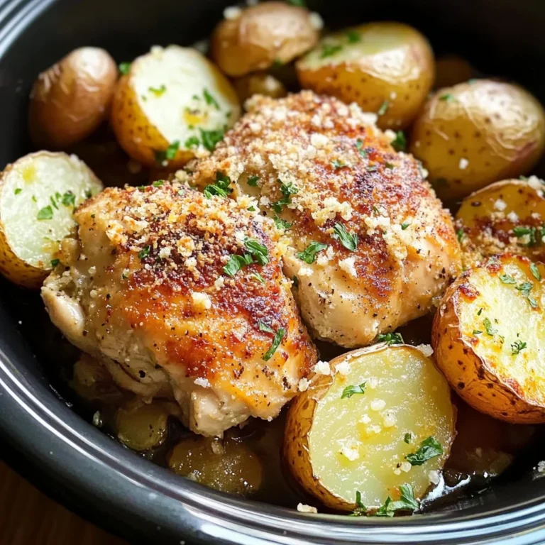Garlic Parmesan Crockpot Chicken and Potatoes: An Incredible Ultimate Recipe