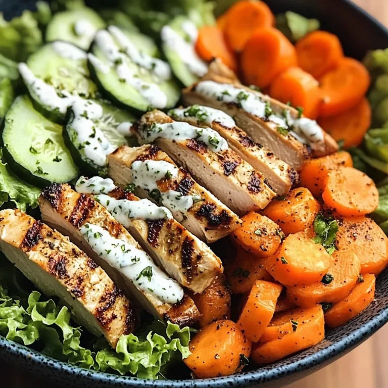 Grilled Chicken & Crunchy Veggie Power Bowl