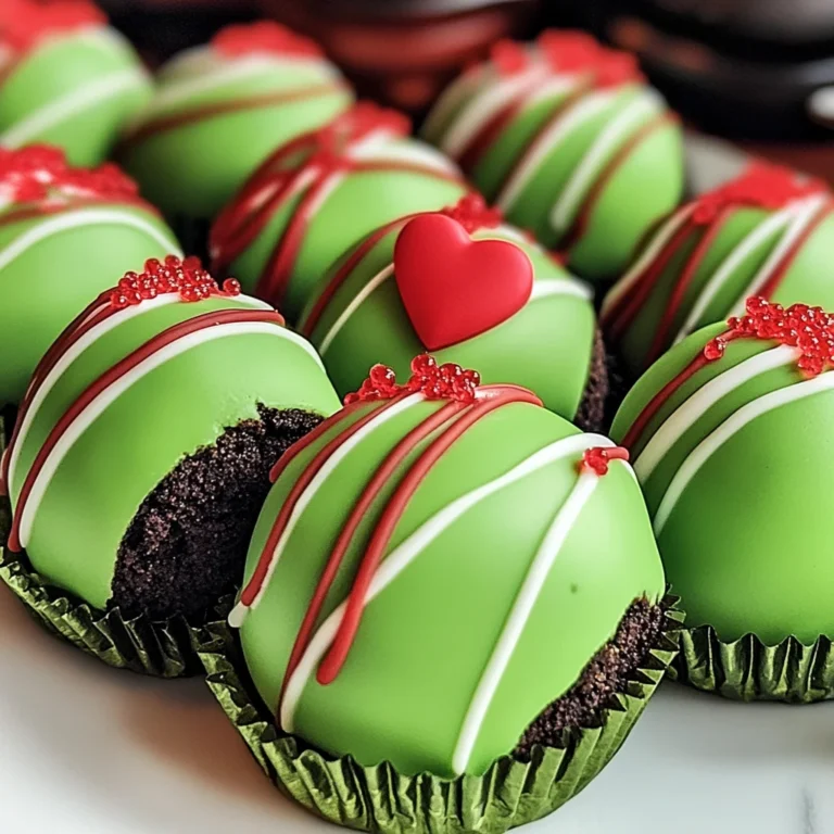 Grinch Oreo Balls