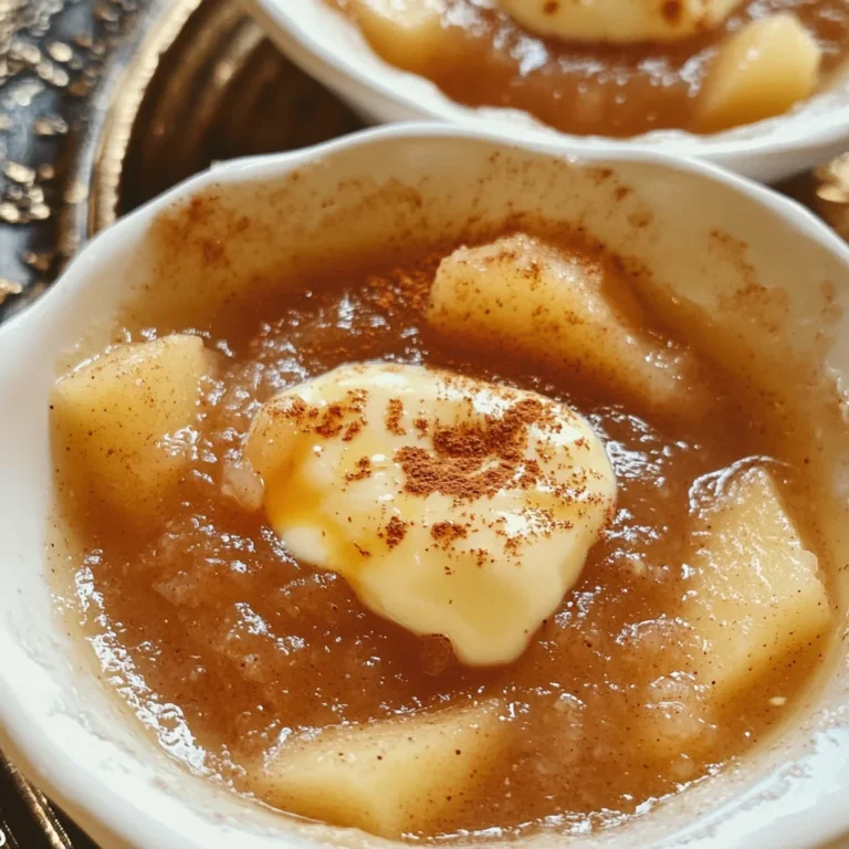 Hot Buttered Apple Sauce