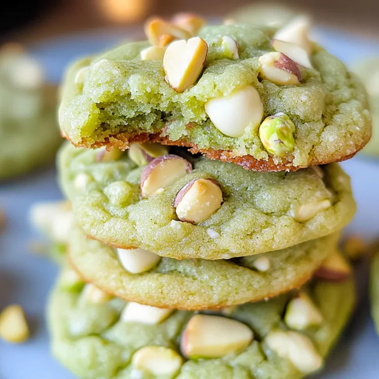 Pistachio Pudding Cookies