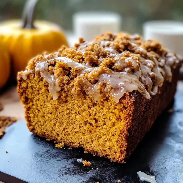 Pumpkin Streusel Bread