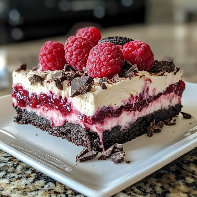 Raspberry Chocolate Lasagna