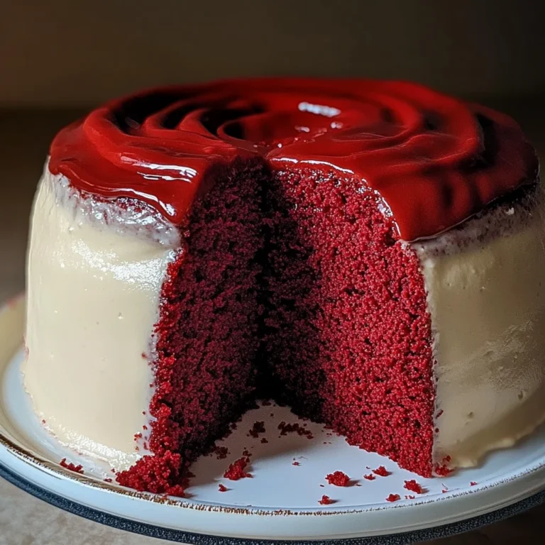 Red Velvet Pound Cake with Cream Cheese Glaze