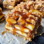 Salted Caramel Apple Crumble Bars Fall Treat: Get Addicted in 45 Min
