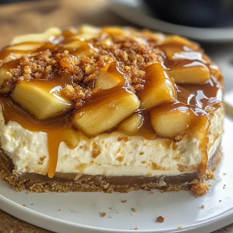Salted Caramel Apple Pie Cheesecake Recipe