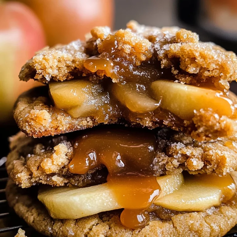 Salted Caramel Apple Pie Cookies