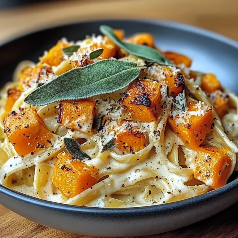 Savory Butternut Squash & Sage Pasta