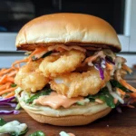 Shrimp Tempura Burger