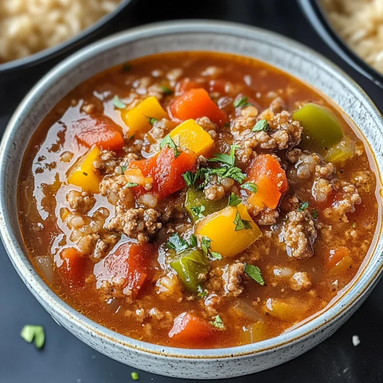 Stuffed Pepper Soup