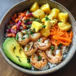 Tropical Shrimp Rice Bowl