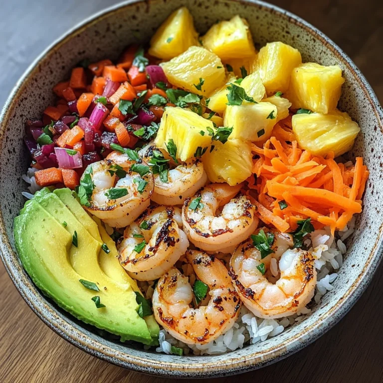 Tropical Shrimp Rice Bowl