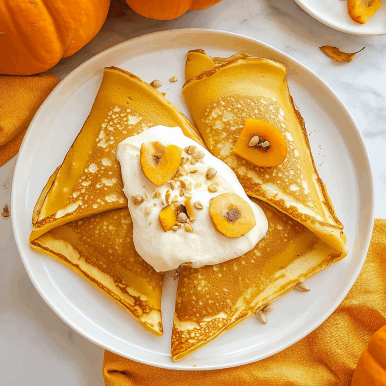 Pumpkin Crepes