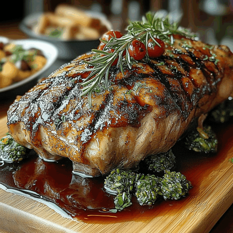 Maple Glazed Turkey Breast with Herbs