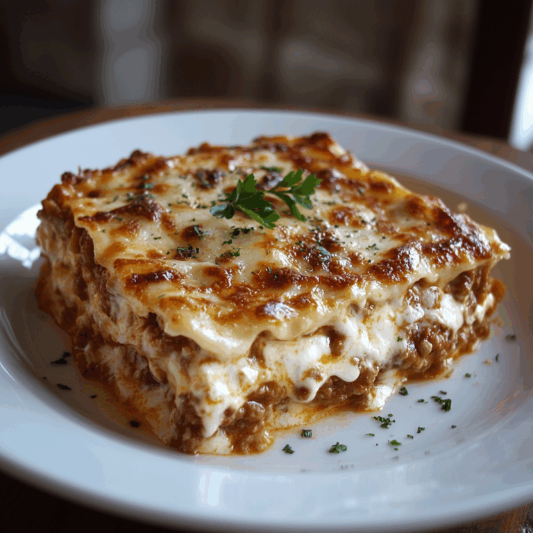 Million Dollar Lasagna – A Rich and Creamy Layered Delight!