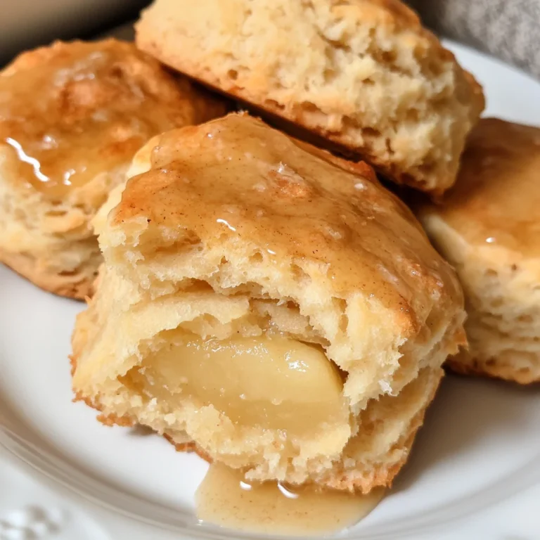 Apple Biscuits with Honey Butter Glaze