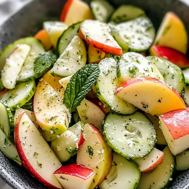 Apple Cucumber Salad With Creamy Yogurt Dressing Recipe