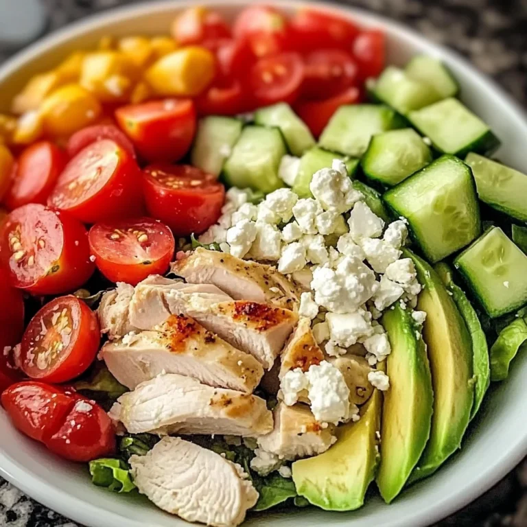 Avocado & Chicken Chopped Salad