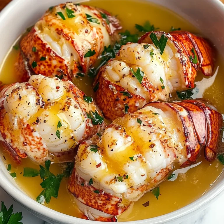 Butter Poached Lobster Tails Recipe