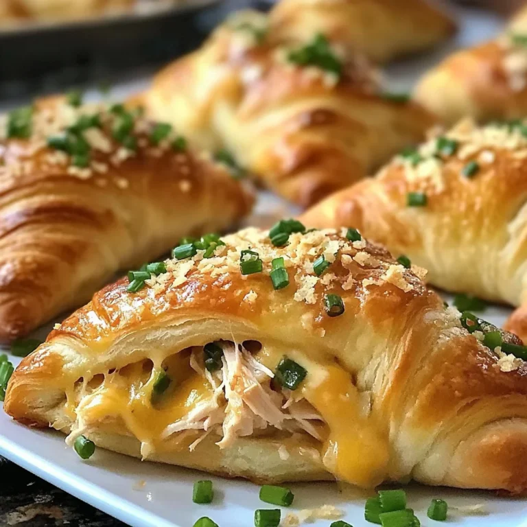 Chicken Stuffed Crescent Rolls Recipe - Easy & Delicious