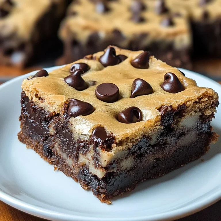 Chocolate Chip Cookie Brownies Recipe