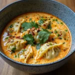 Coconut Curry Soup with Dumplings