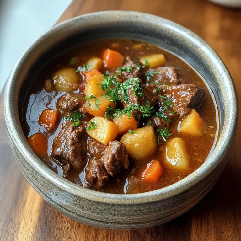 Comforting Crockpot Beef Stew