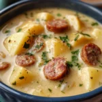Cozy Crockpot Potato Soup with Sausage – Hearty and Delicious for Fall