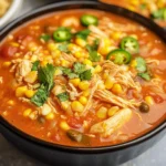 Crockpot Buffalo Chicken Chili