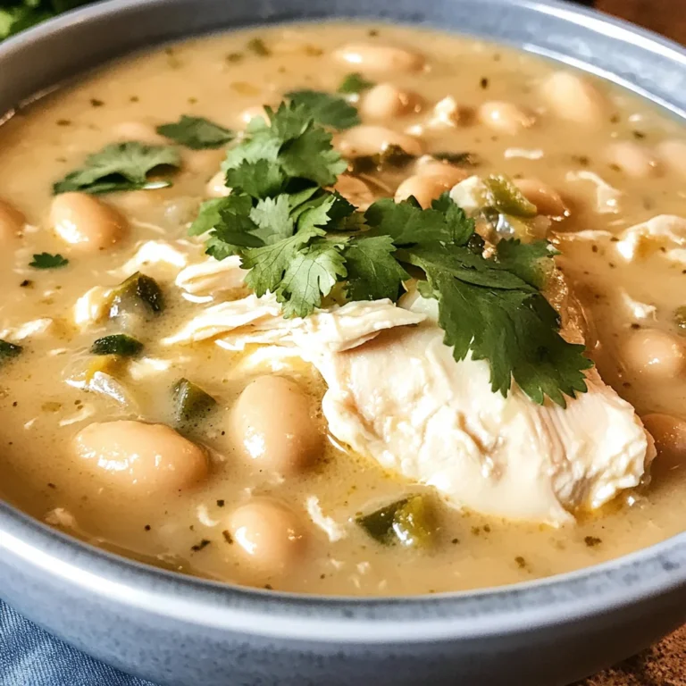Crockpot Creamy White Chicken Chili