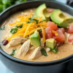 Crockpot White Chicken Chili – Easy, Creamy & Hearty