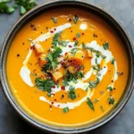 Easy Butternut Squash and Sweet Potato Soup