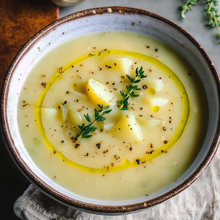 Julia Child's Creamy Potato Leek Soup