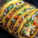 Oven-Baked Cheesy Tacos (Crispy & Loaded) You’ll Love!