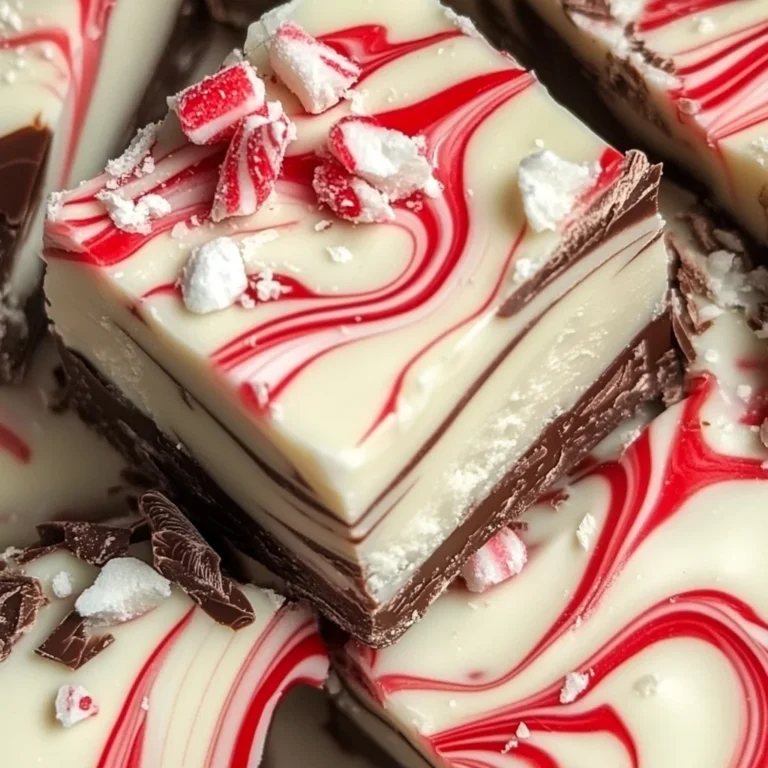 Peppermint Swirl Fudge