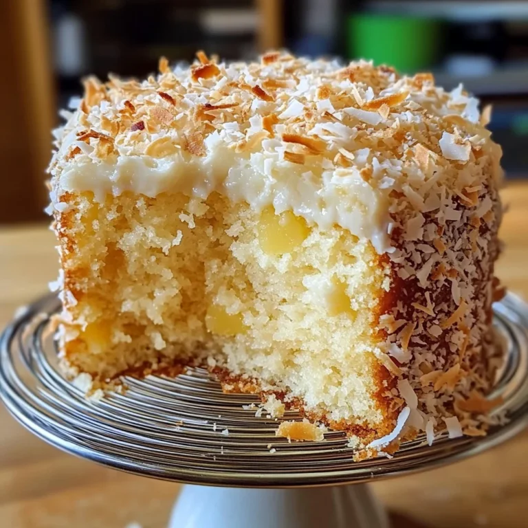 Pineapple Coconut Pound Cake