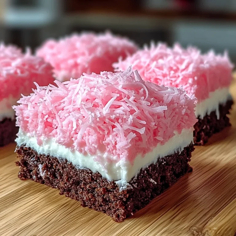 Pink Coconut Snowball Cake Bars