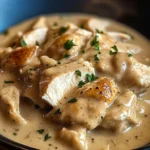 Slow Cooker Creamy Chicken & Gravy