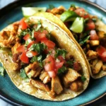 Spicy Hatch Chili Chicken Mini Tacos
