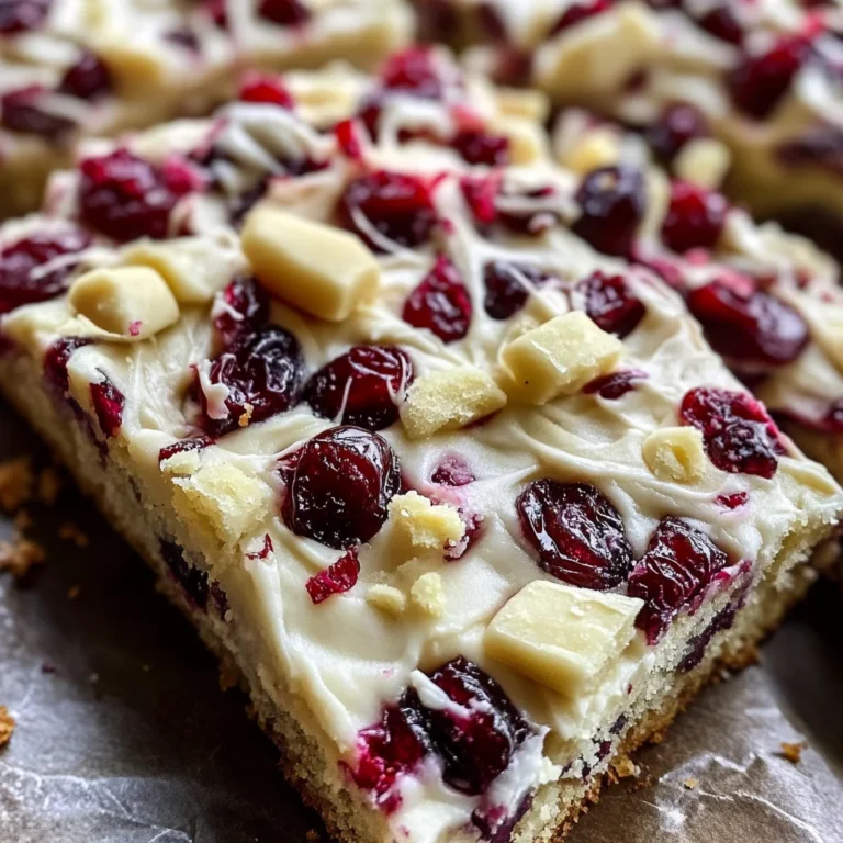 Starbucks Copycat Cranberry Bliss Bars