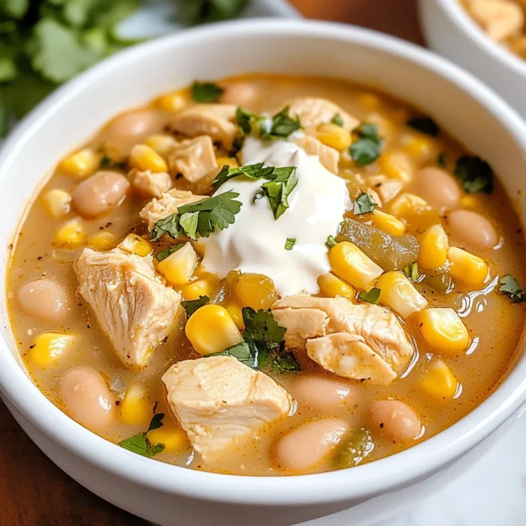 White Bean Chicken Chili Recipe