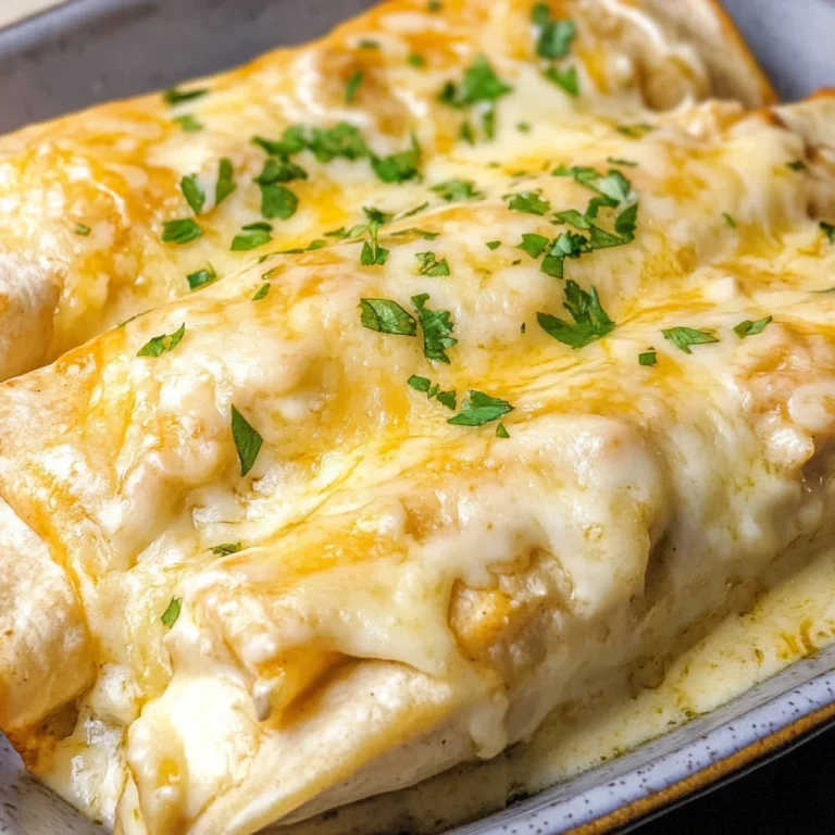 White Chicken Enchiladas