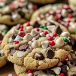 Winter Wonderland Chocolate Chip Christmas Cookies